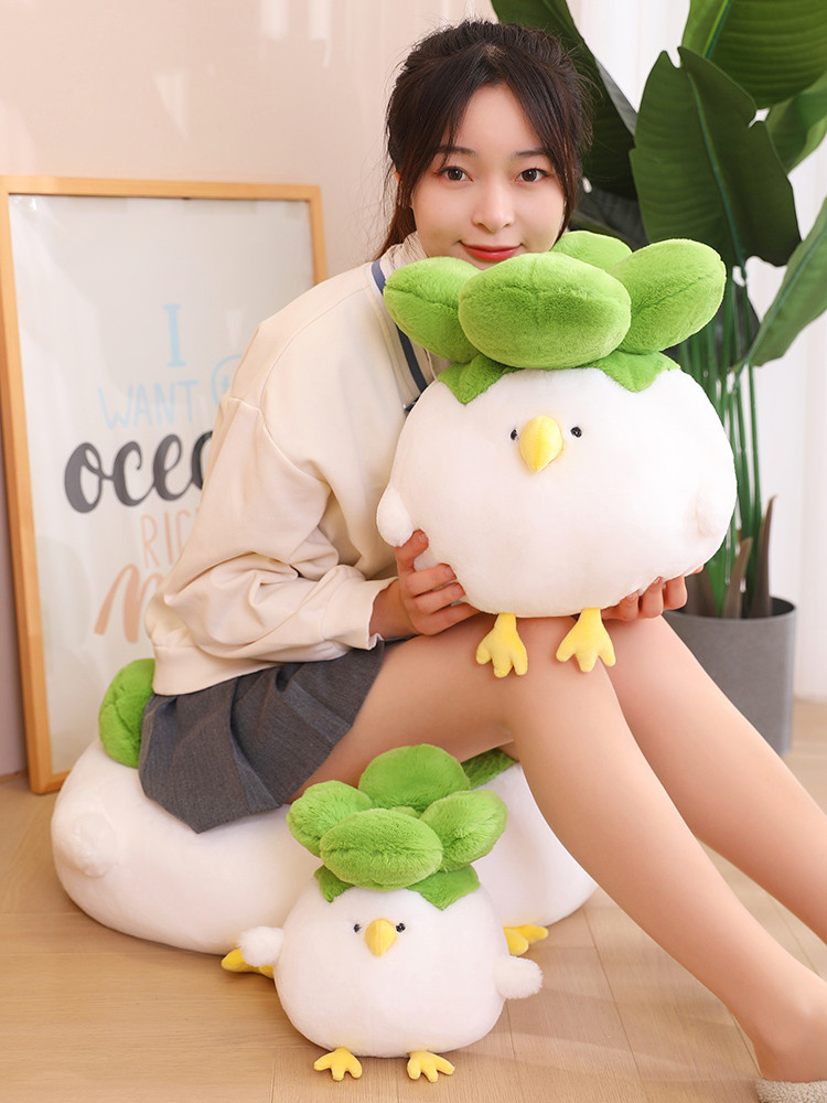 抱き枕 ふわもこ大根鳥癒し暖かい鳥抱き枕