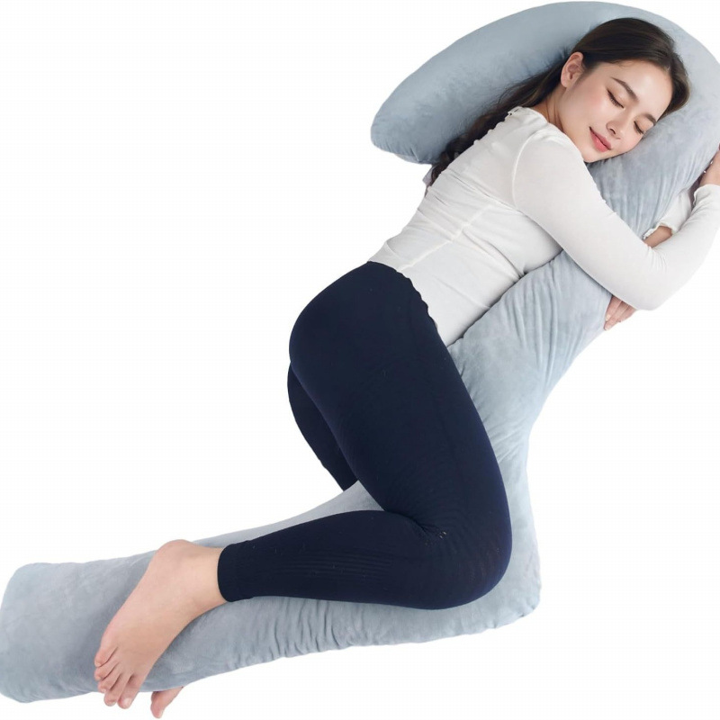 抱き枕妊婦全身包み込む大型ユー字型