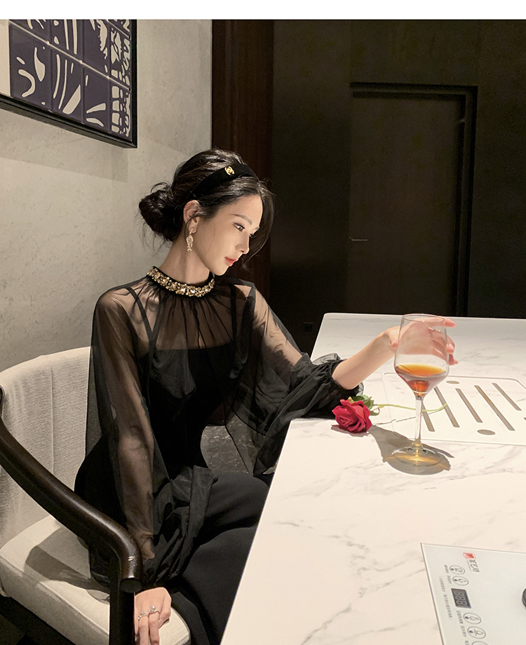 オケージョン　ドレス オケージョン　ドレス 透け感ケープ袖付きロングドレス