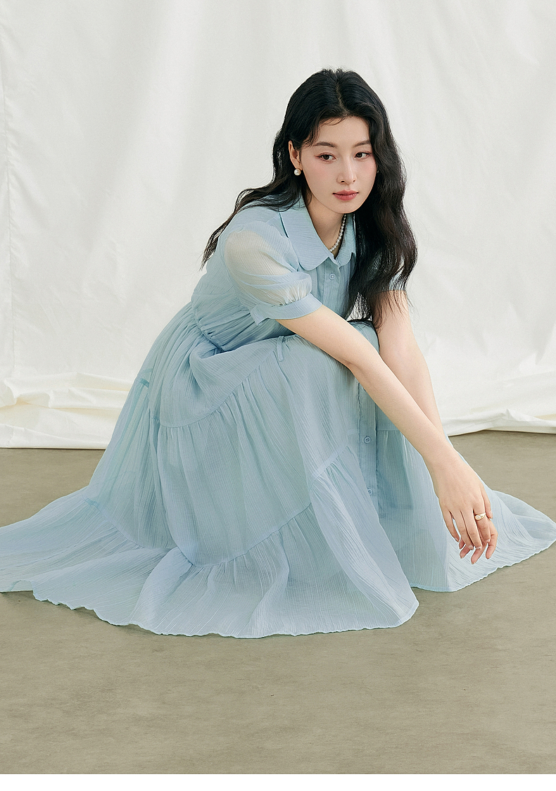オケージョン　ドレス オケージョン　ドレス 優美なティアードシルエットワンピース