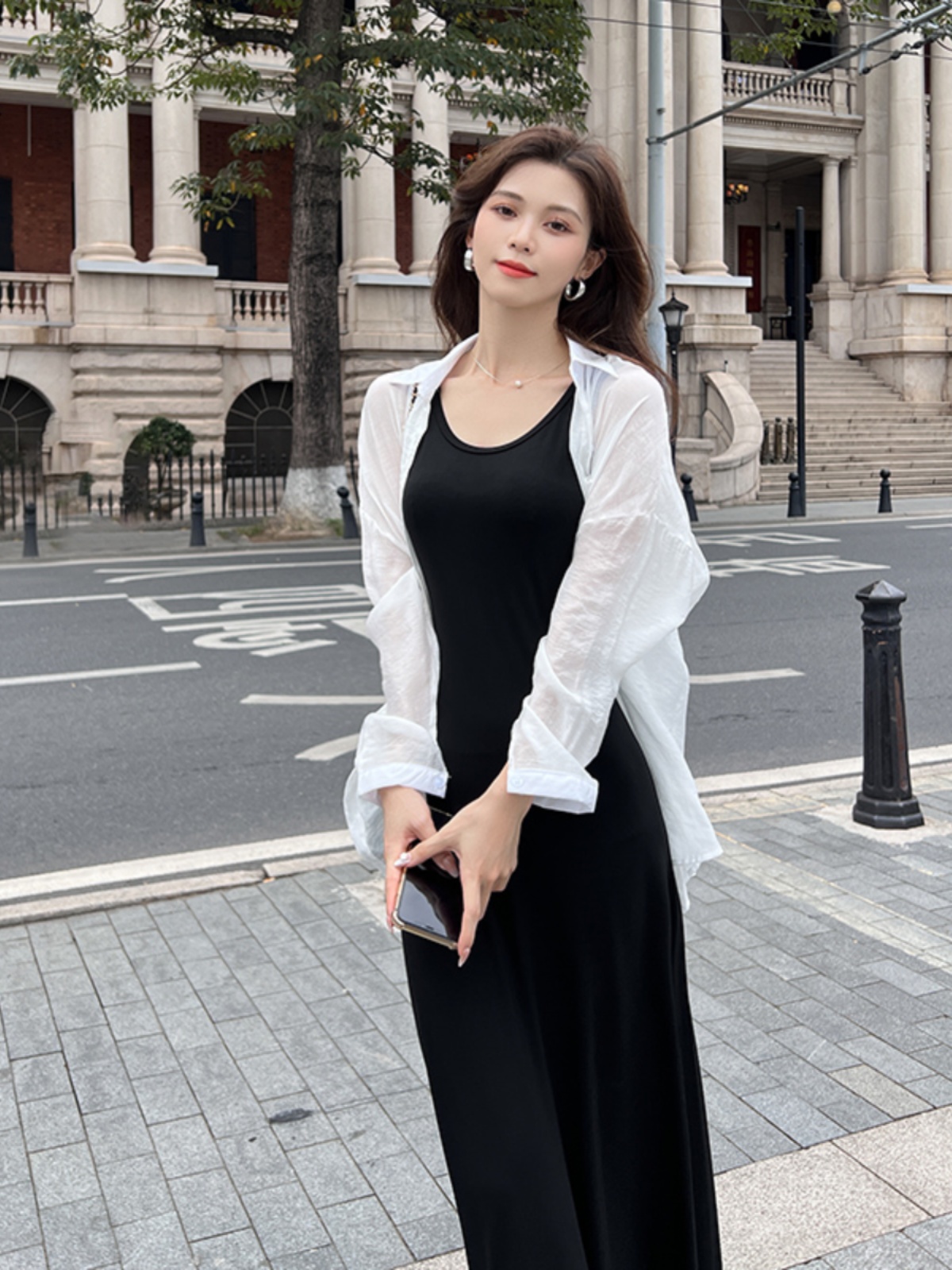 オケージョン　ドレス オケージョン　ドレス シンプル優美ノースリーブロングドレス