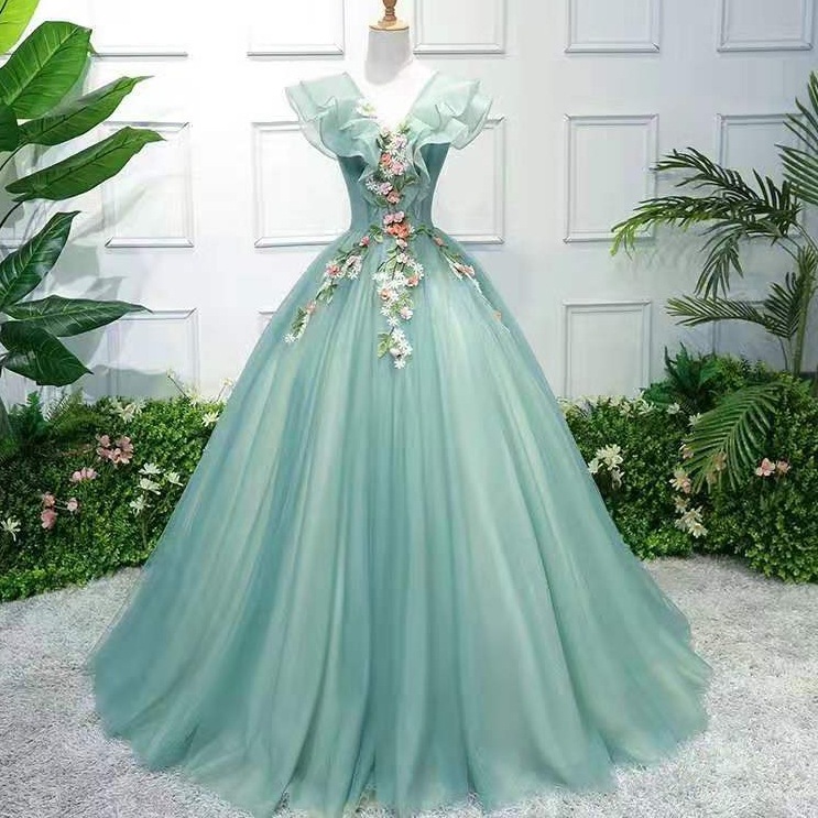 カラードレス カラードレス 花園の妖精 プリンセスドレス