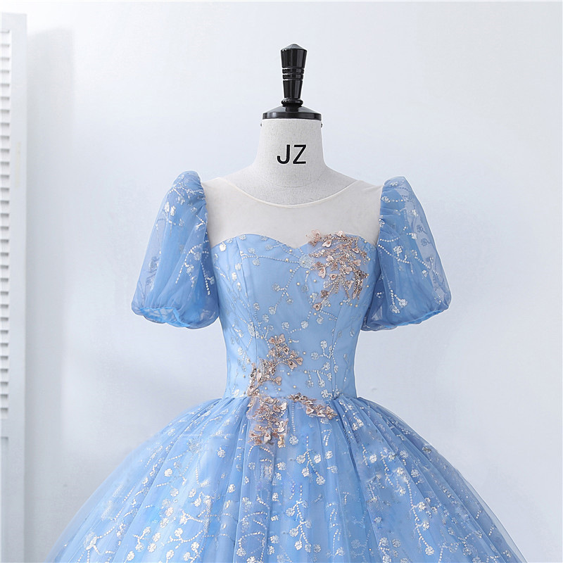 カラードレス 星空の花咲くプリンセスドレス