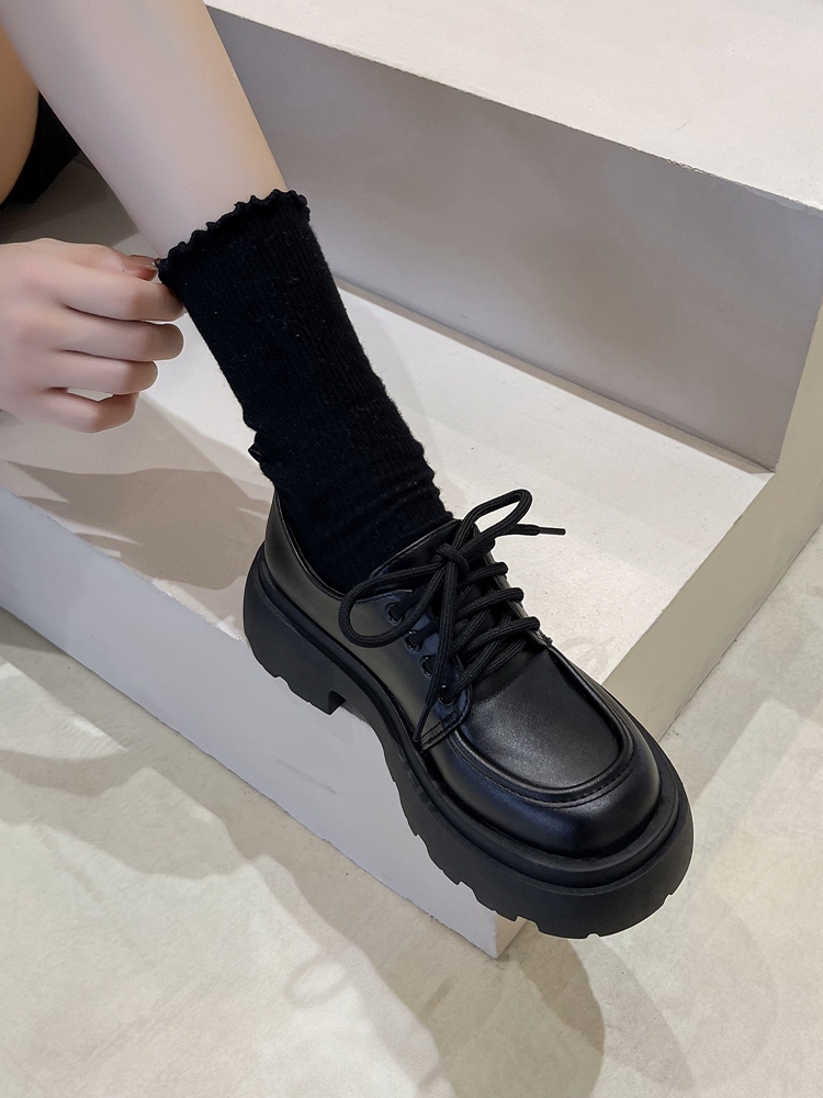 ドライビングシューズ 厚底モカシンスタイルローファー