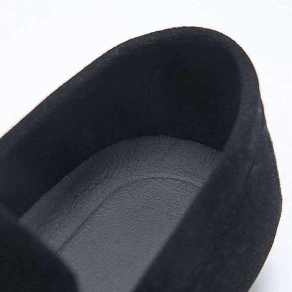 ドライビングシューズ 上質スエード素材ストライプベルト付きローファー