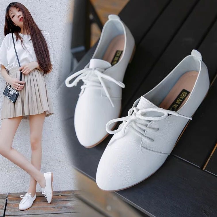 レースアップ本革ドライビングローファー