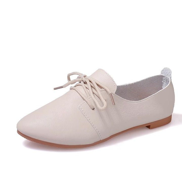 レースアップ本革ドライビングローファー