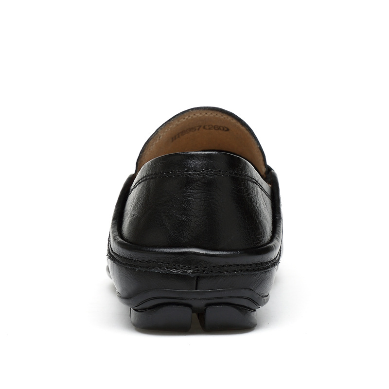 ドライビングシューズ 本革パンチング加工スリッポン型ローファー