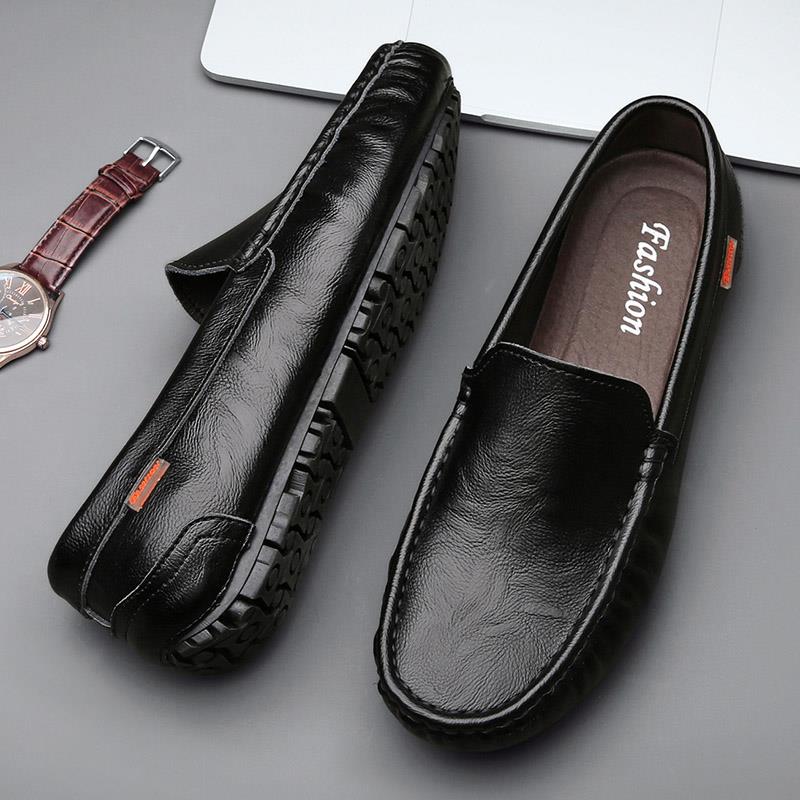 ドライビングシューズ 本革仕様モカシンステッチドライビングローファー