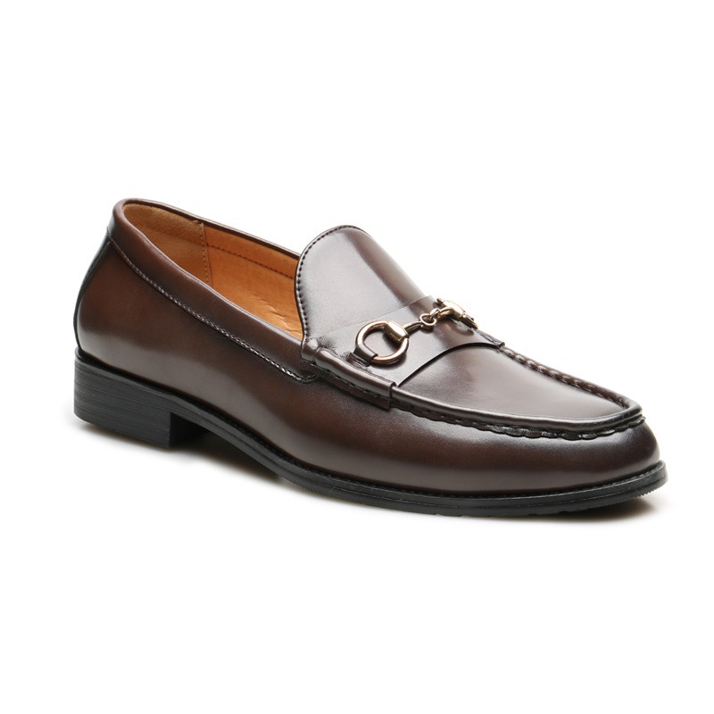 ドライビングシューズ 金具付き本革ドライビングローファー