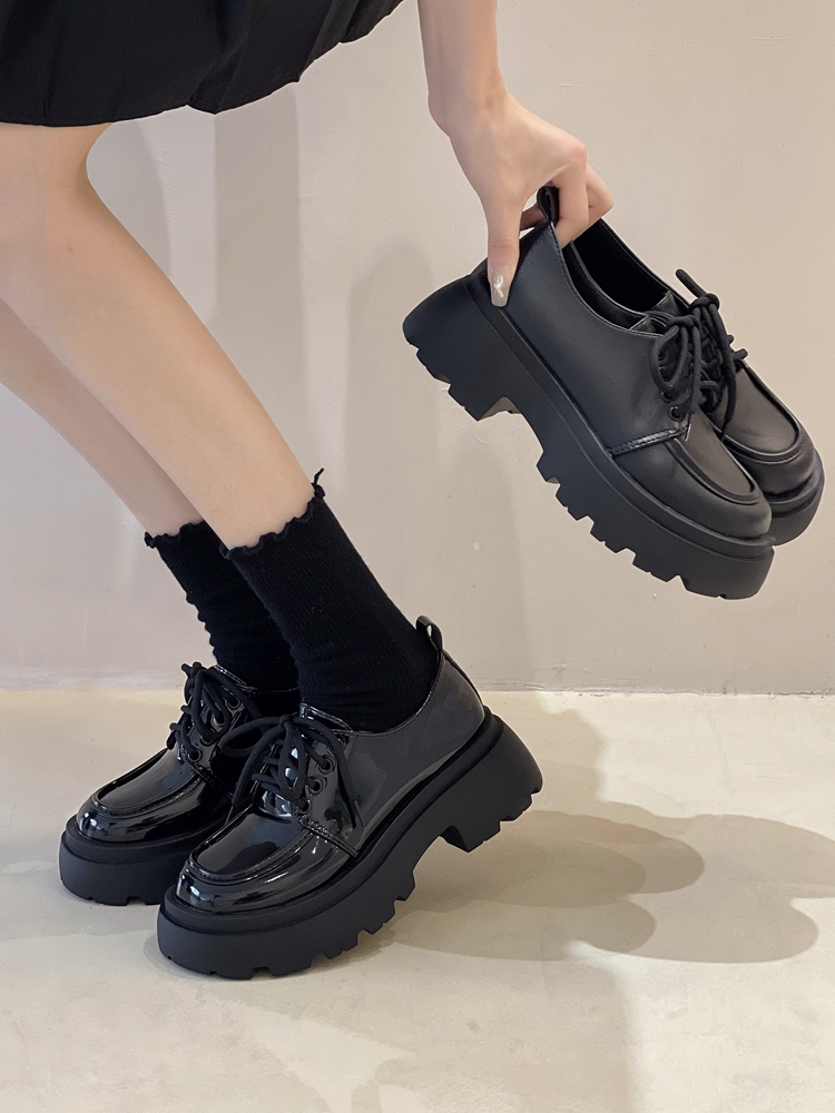 ドライビングシューズ 厚底モカシンスタイルローファー