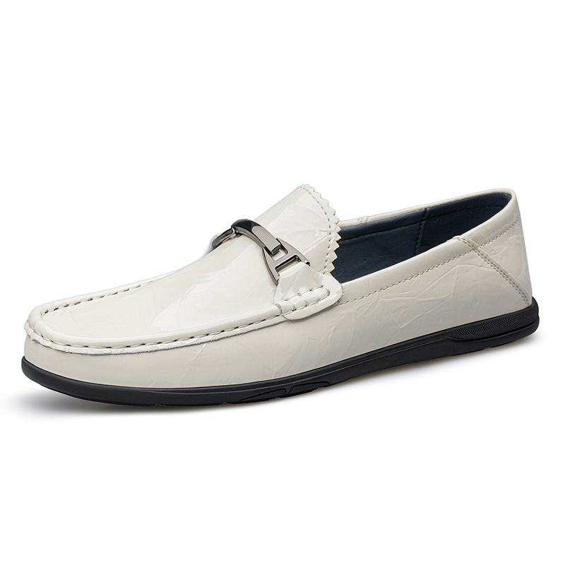 ドライビングシューズ 金具付き本革ローファー メンズ ドライビングシューズ
