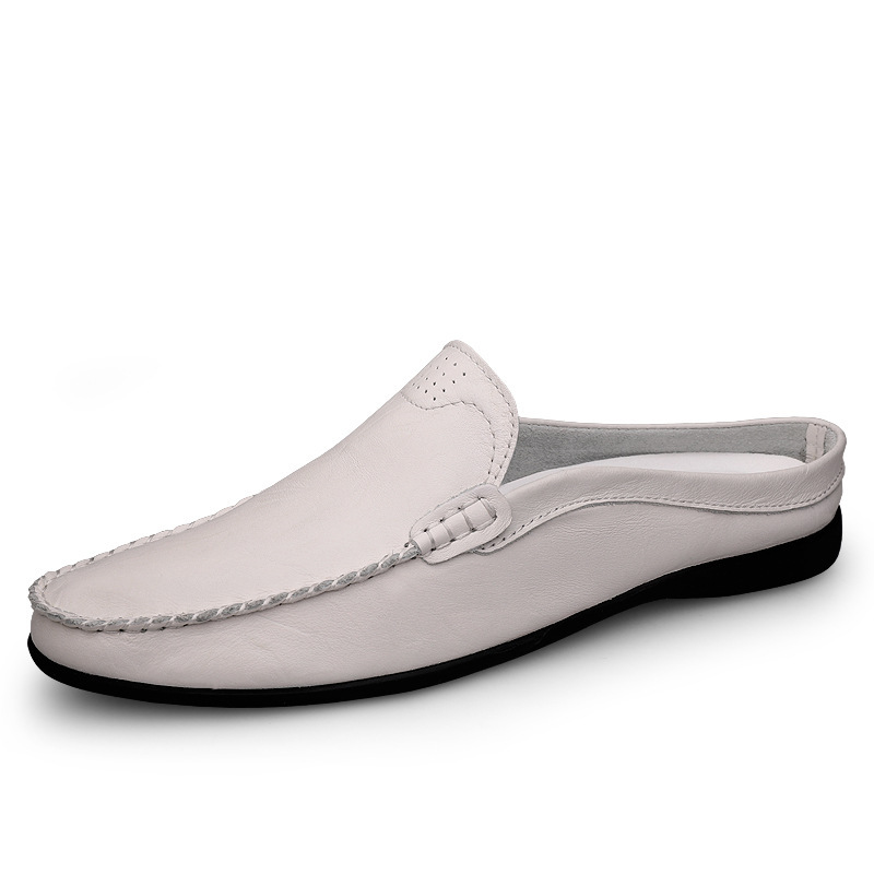  本革手縫い仕様かかとなしドライビングローファー