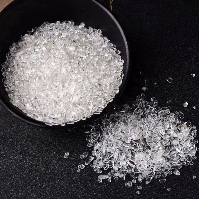 水晶のさざれ石500ｇ 天然石ブレスレット浄化