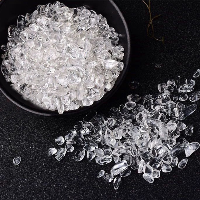 水晶のさざれ石500ｇ 天然石ブレスレット浄化