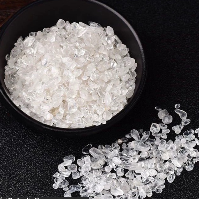 水晶のさざれ石500ｇ 天然石ブレスレット浄化