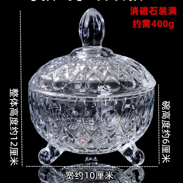 浄化用ガラスポット各種　天然石ブレスレット