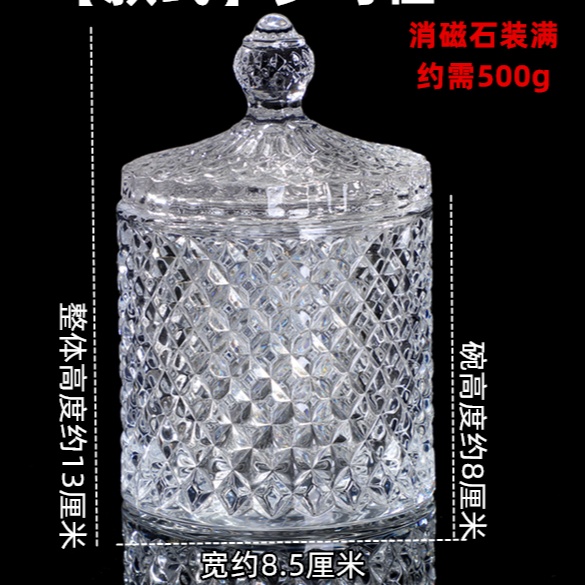 浄化用ガラスポット各種　天然石ブレスレット