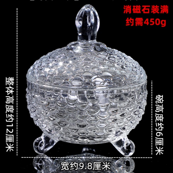 浄化用ガラスポット各種　天然石ブレスレット