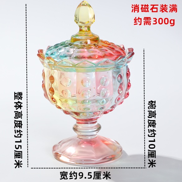 浄化用ガラスポット各種　天然石ブレスレット