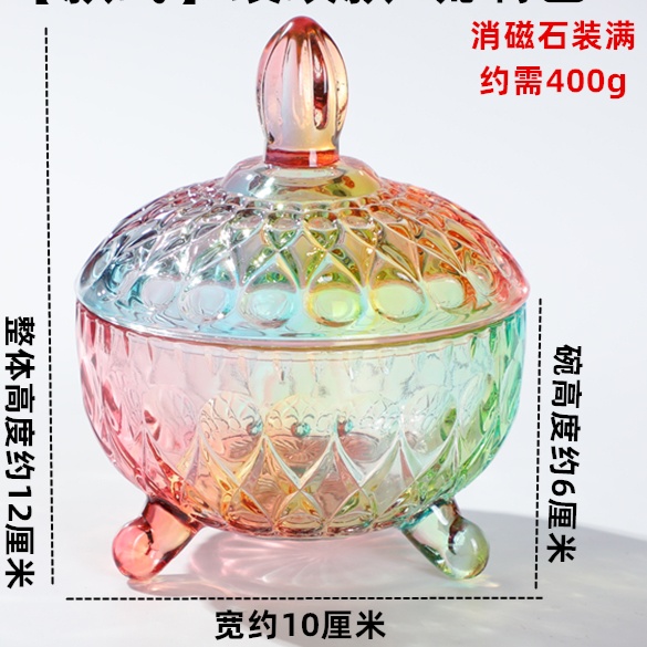 浄化用ガラスポット各種　天然石ブレスレット
