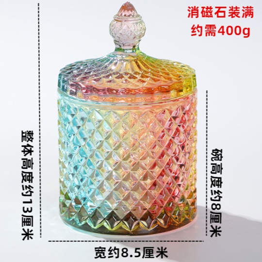 浄化用ガラスポット各種　天然石ブレスレット