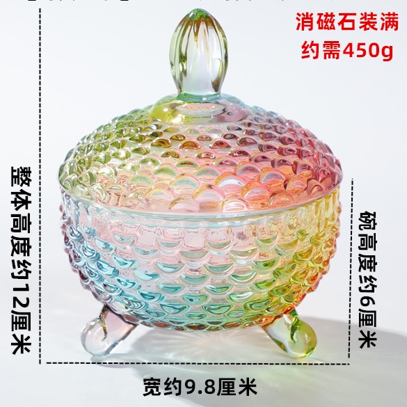 浄化用ガラスポット各種　天然石ブレスレット