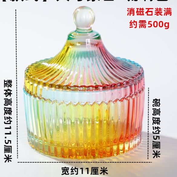 浄化用ガラスポット各種　天然石ブレスレット