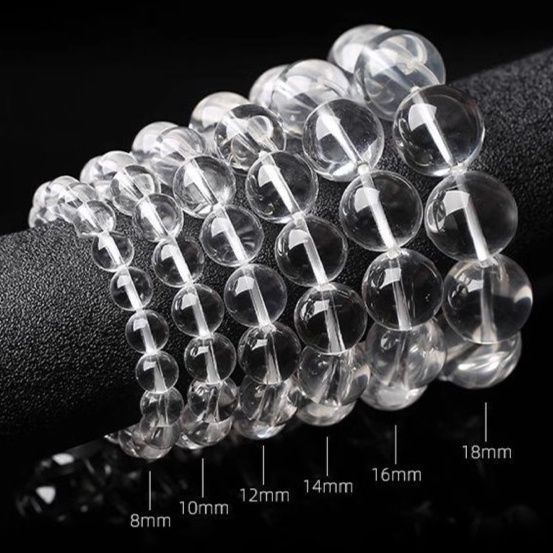 クリスタル　天然石ブレスレット　透明水晶