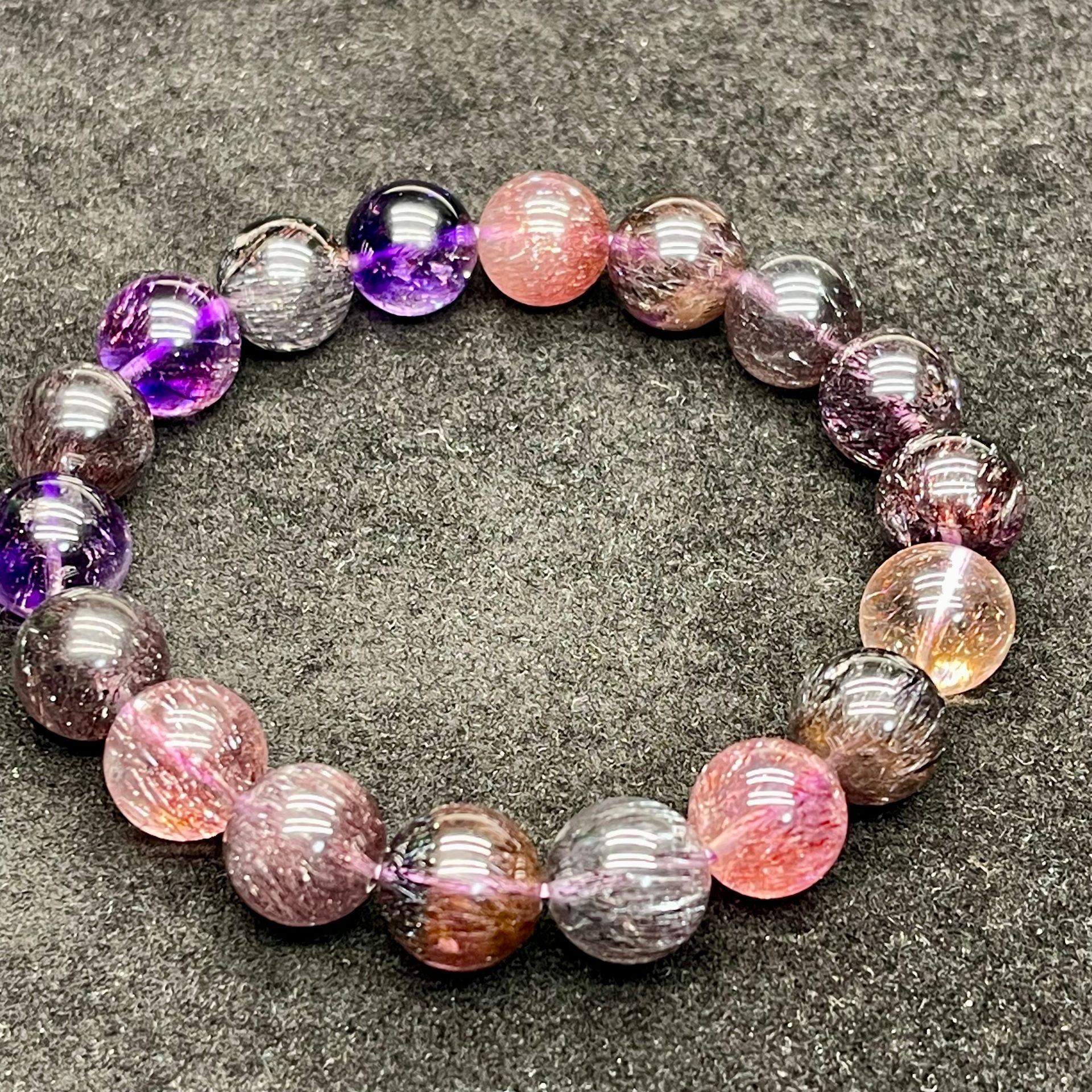花火スーパーセブン ブラジル旧鉱山 ブレスレット 12.5ｍｍ　19cm