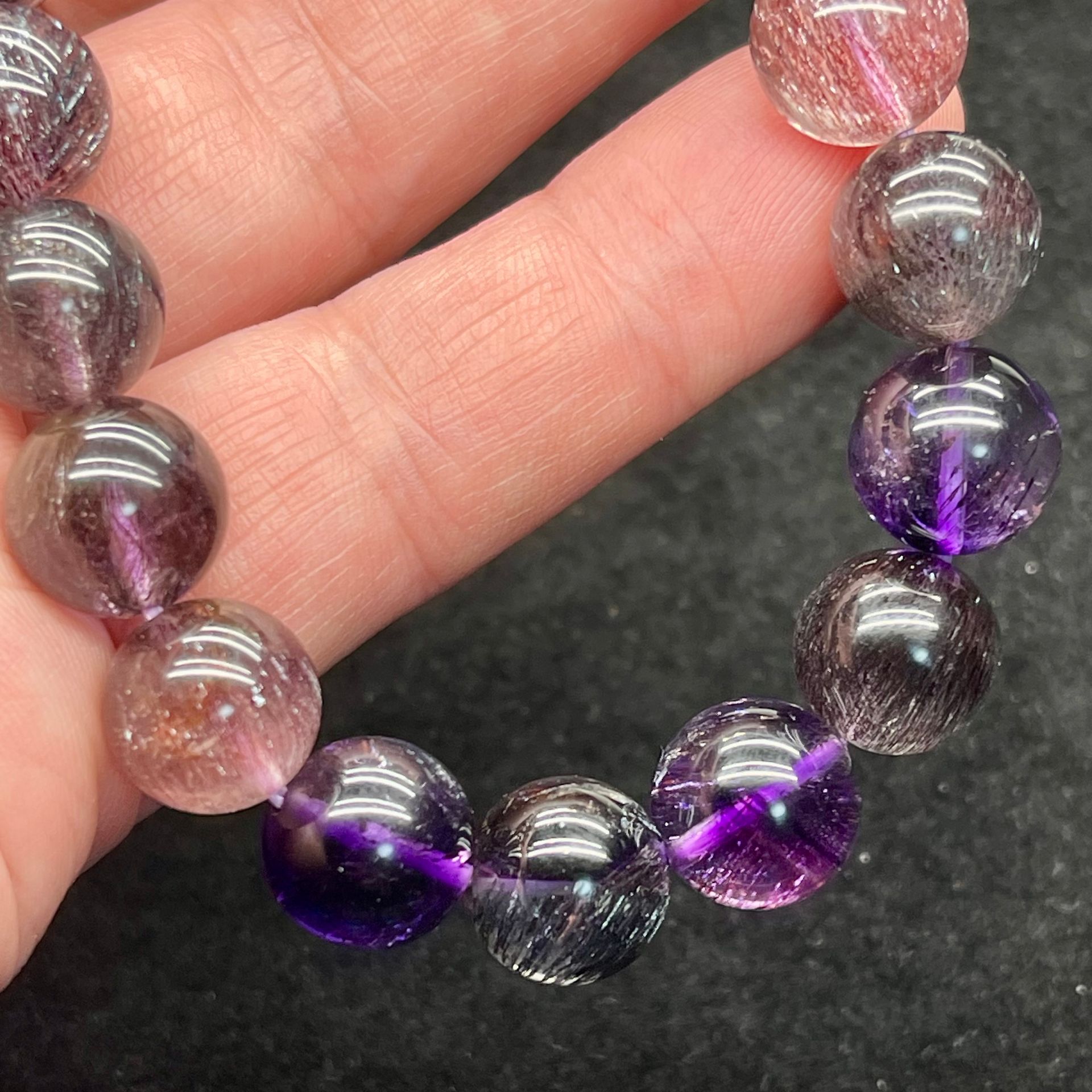 花火スーパーセブン ブラジル旧鉱山 ブレスレット 12.5ｍｍ　19cm