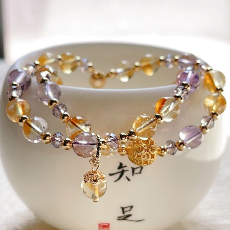 アメトリン 天然石ブレスレット