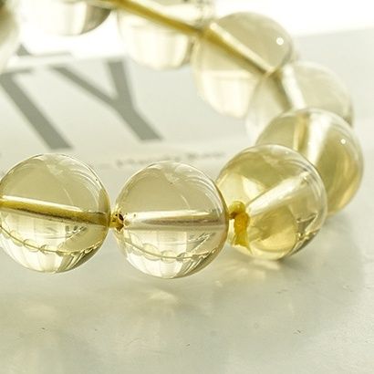 レモン水晶 天然石ブレスレット