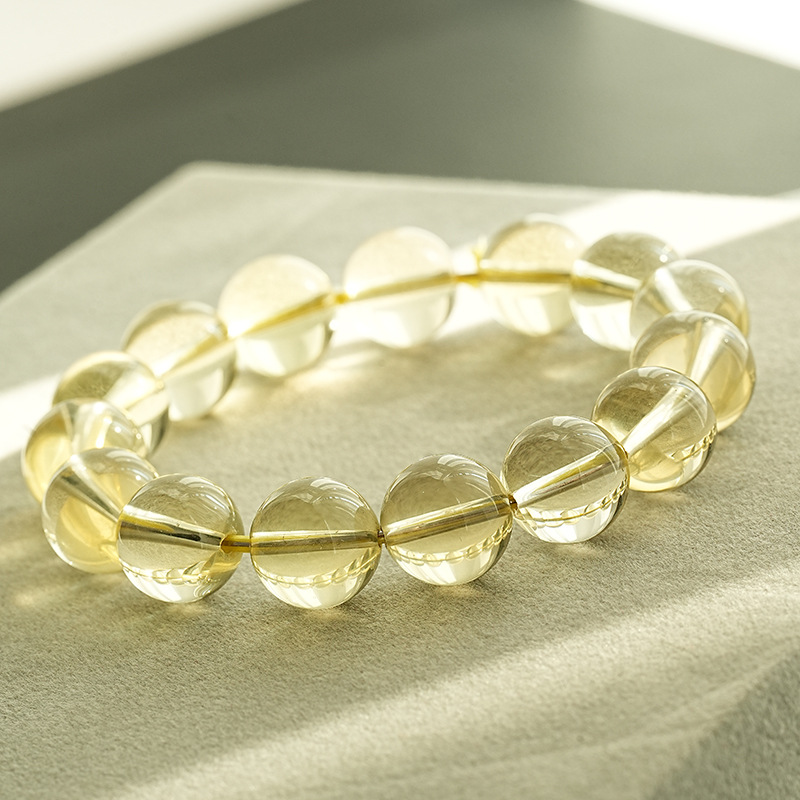 レモン水晶 天然石ブレスレット