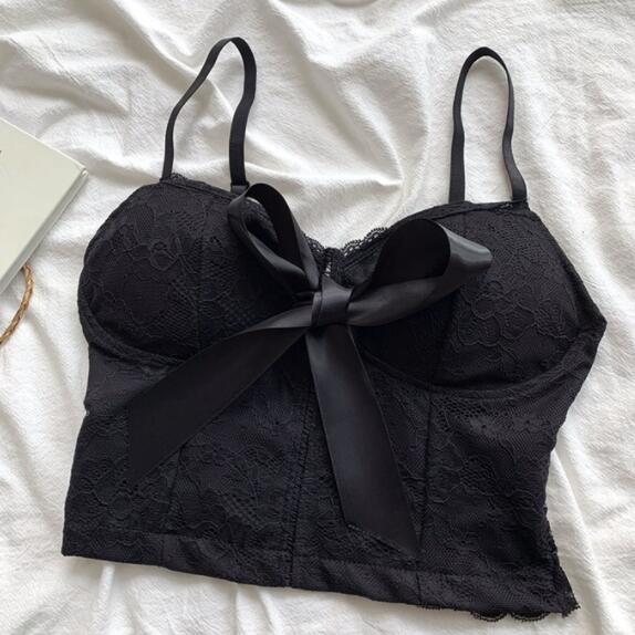 エロ下着 セクシーテディランジェリー レースリボン付きブラセット