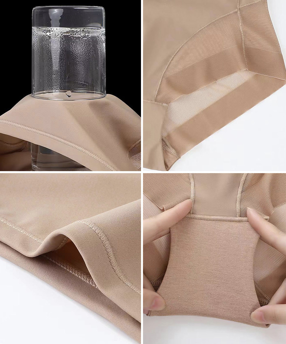 エロ下着 女性用透け感ハイウエストショーツ美尻補正下着