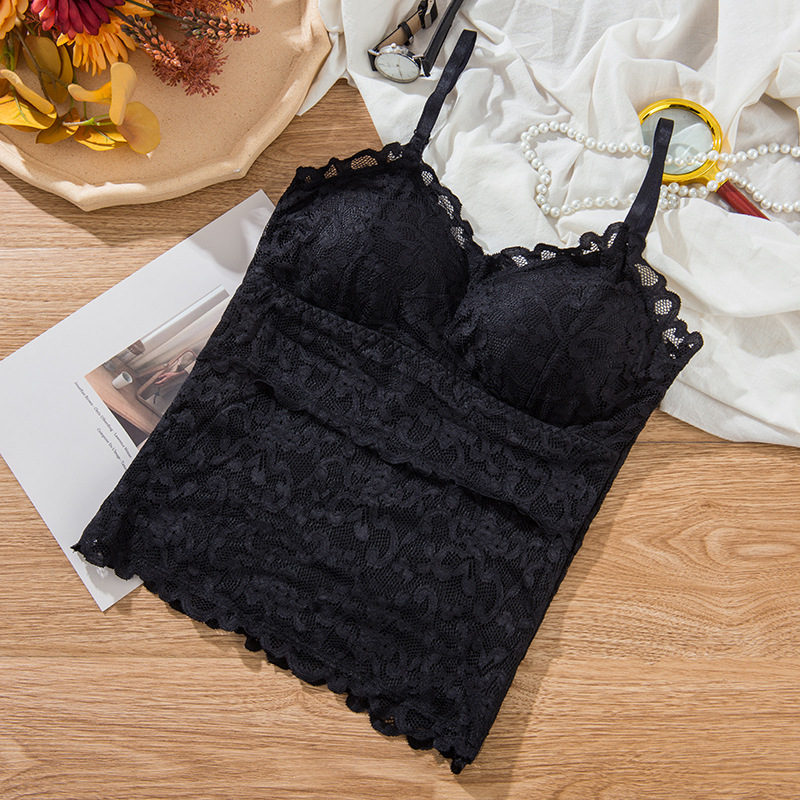 エロ下着 裏起毛あったかブラトップ 保温伸縮キャミソール肌着