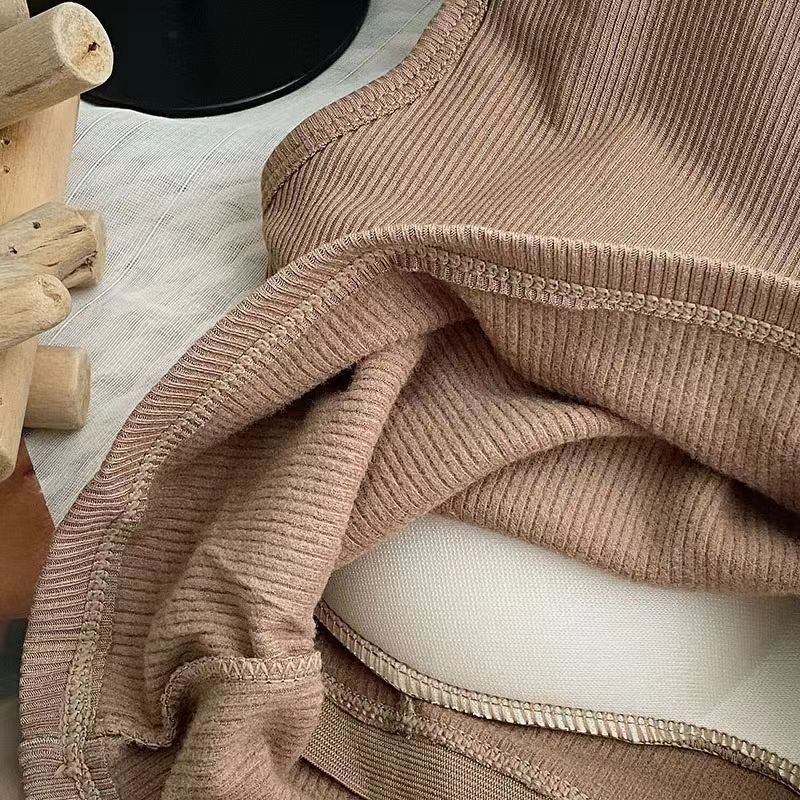 エロ下着 蓄熱保温テディランジェリー あったかリブ編み肌着