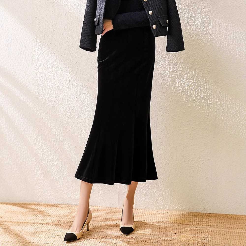 大人の魅力引き立つ！黒のロンスカおすすめ5選