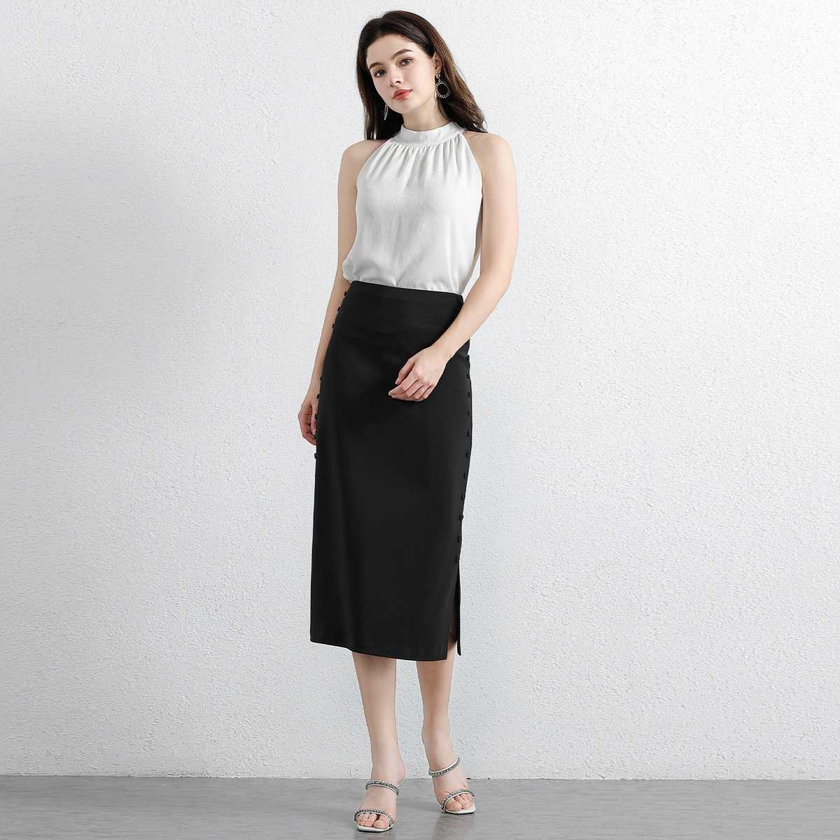 スタイルアップが叶う！黒いタイトスカートで作る大人の美シルエット5選