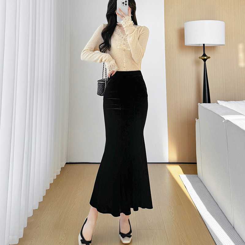 女性らしさを際立たせる！黒のフリルロングスカートおすすめ7選