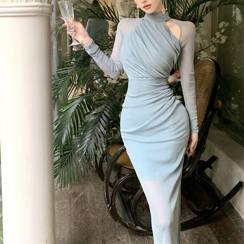 水色のキャバドレスおすすめ5選！爽やかで涼しげな印象を与えながら、華やかさも両立できる