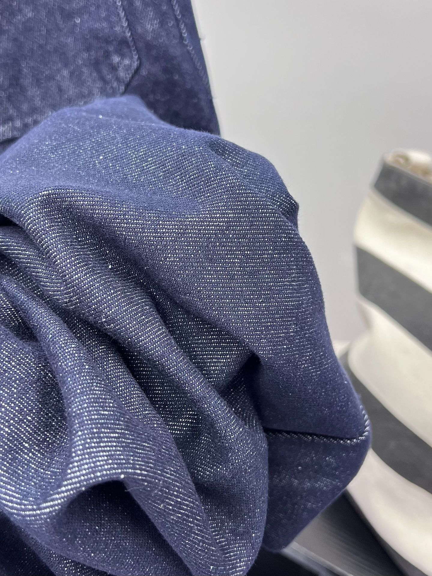 Y2Kファッション ハイウエストワイドデニムパンツ