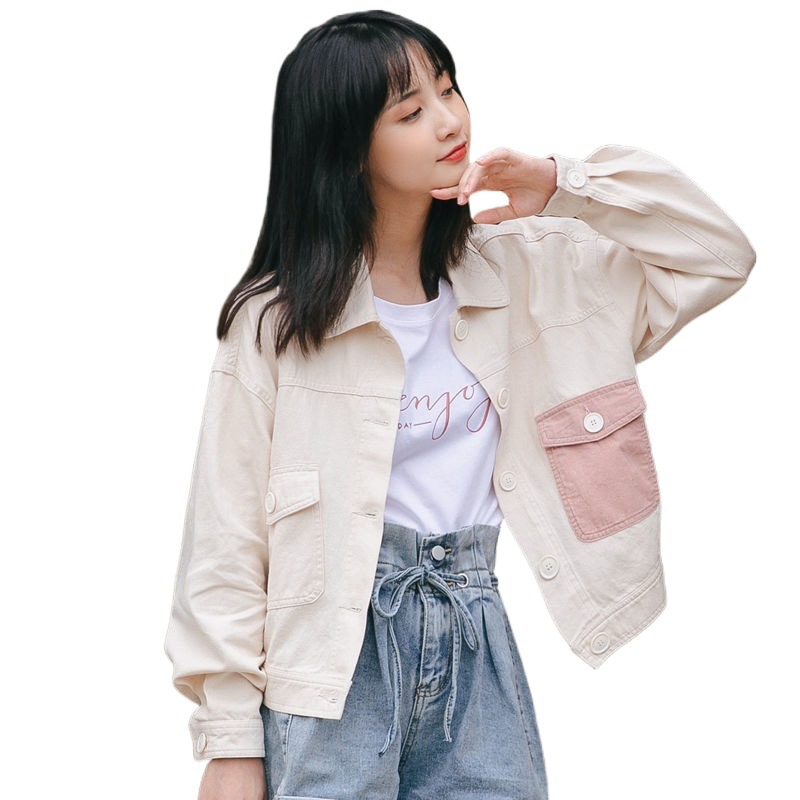 Y2Kファッション ワークテイストデニムジャケット