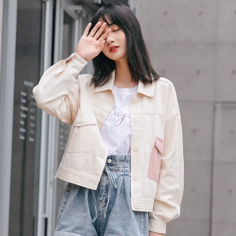 Y2Kファッション ワークテイストデニムジャケット