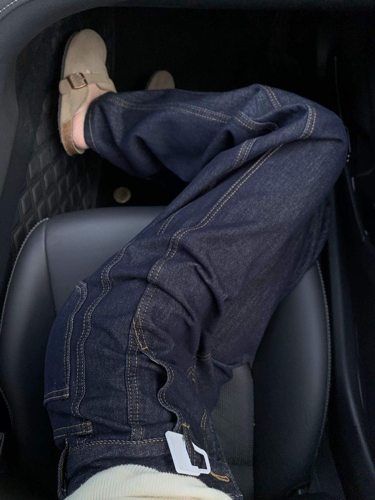 Y2Kファッション ハイウエストワイドデニムパンツ