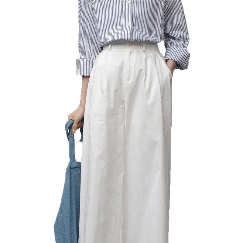 Y2Kファッション ハイウエストワイドレッグパンツ