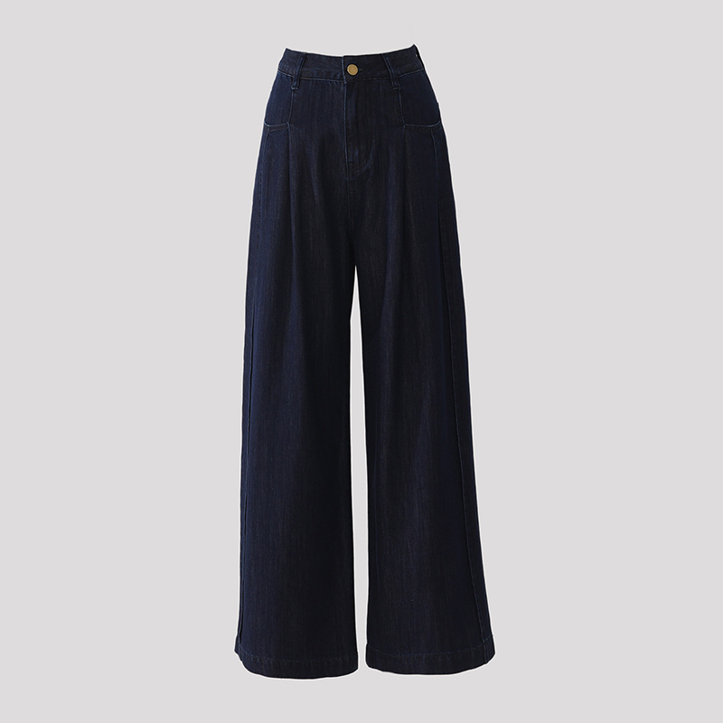 Y2Kファッション レトロワイドストレートデニムパンツ