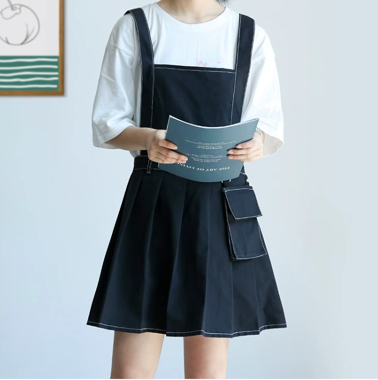 おしゃれエプロン ガーデニング用スカート風多機能ポケット付き作業エプロン