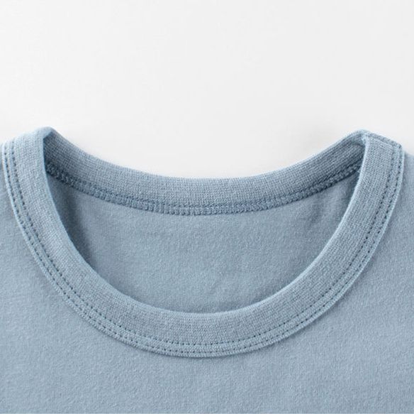 キッズファッション 袖ライン入りベーシック半袖子供服